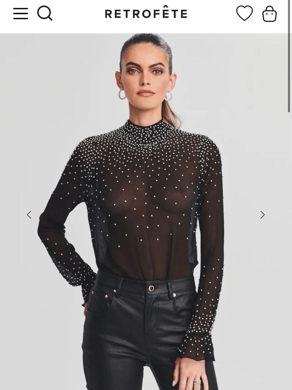Retrofête JOYCE CHIFFON TOP